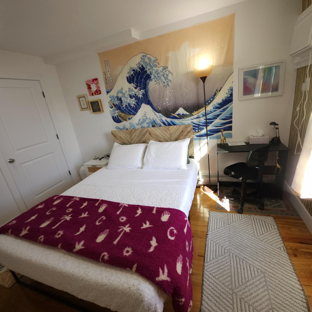 The room